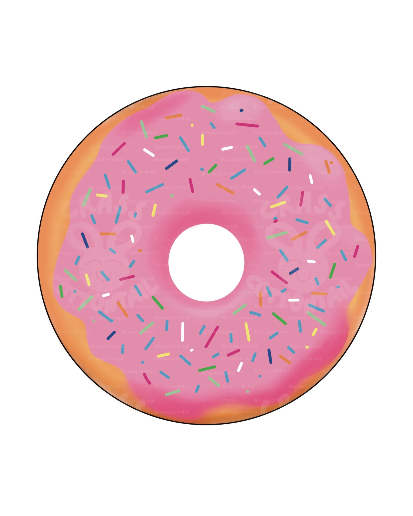 Donut Wall Art For the Home 8.5x"11" Food Art