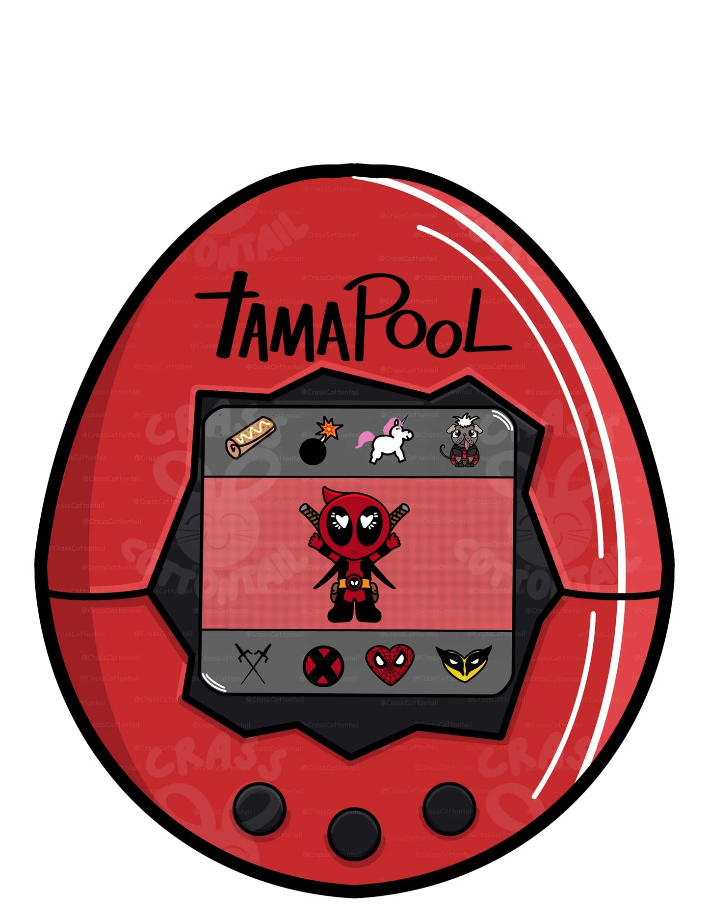 Comic Book Mercenary Keychain Charm