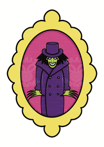 Pop Color Shadow Monster 3"x2" Vinyl Sticker
