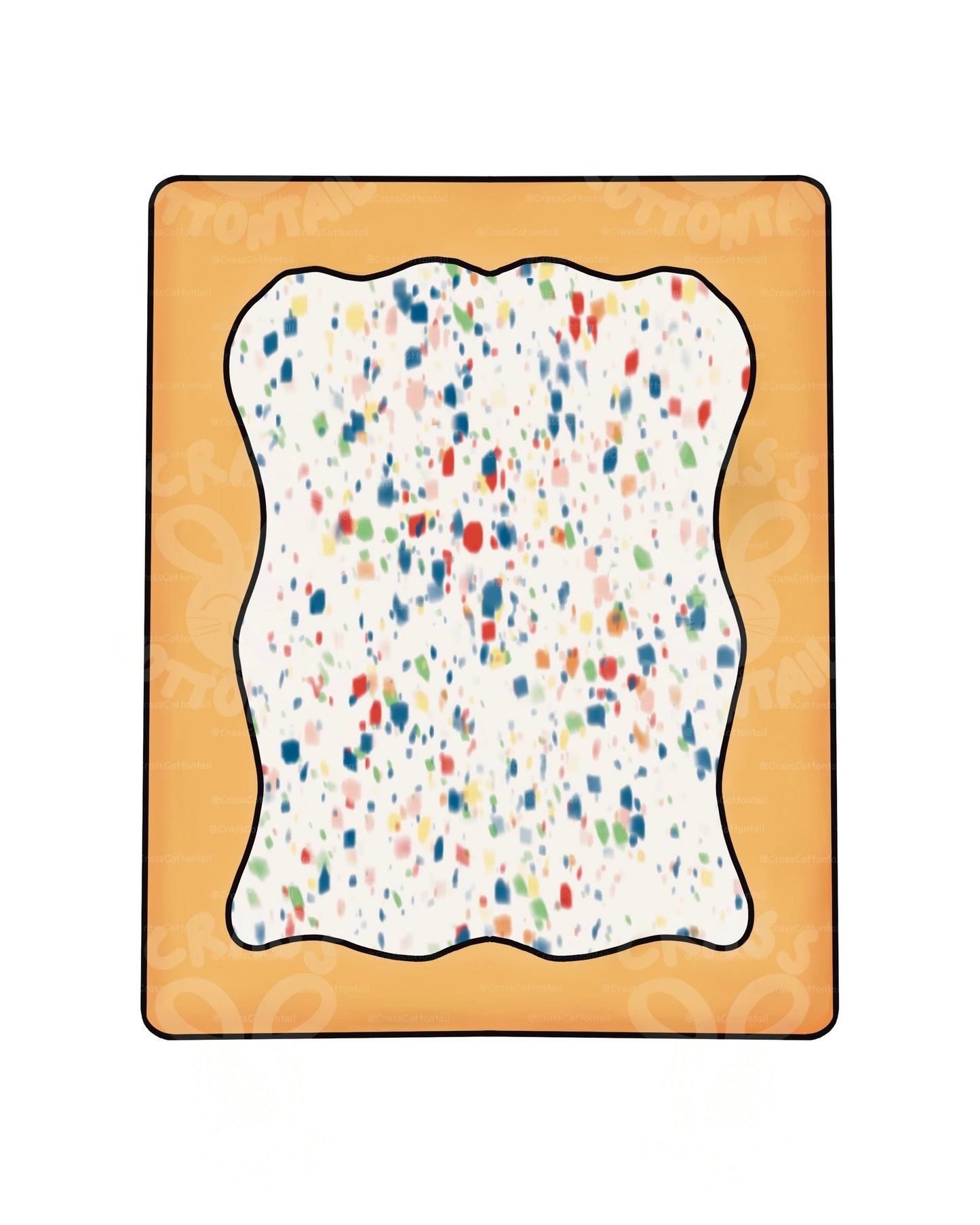 Poptart Wall Art Print 8.5x11 Food Art Breakfast