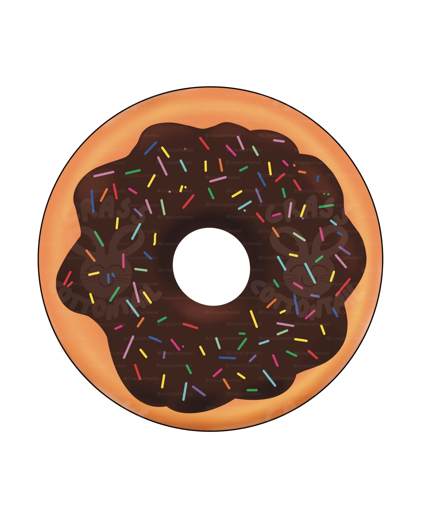 Donut Wall Art For the Home 8.5x"11" Food Art