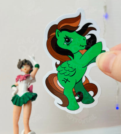 Anime Magical Schoolgirl Hero Pony Vinyl Stickers