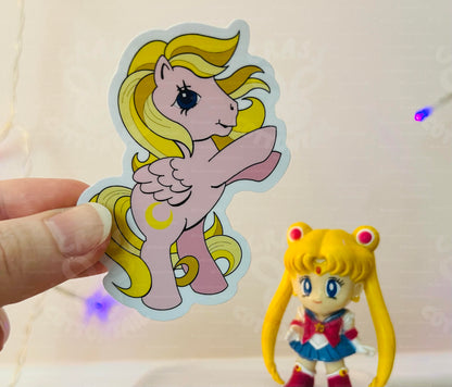 Anime Magical Schoolgirl Hero Pony Vinyl Stickers