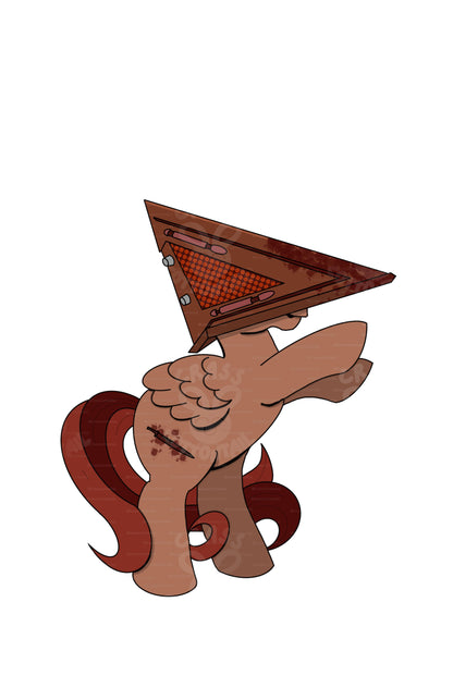 Horror Video Game Pony Vinyl Sticker