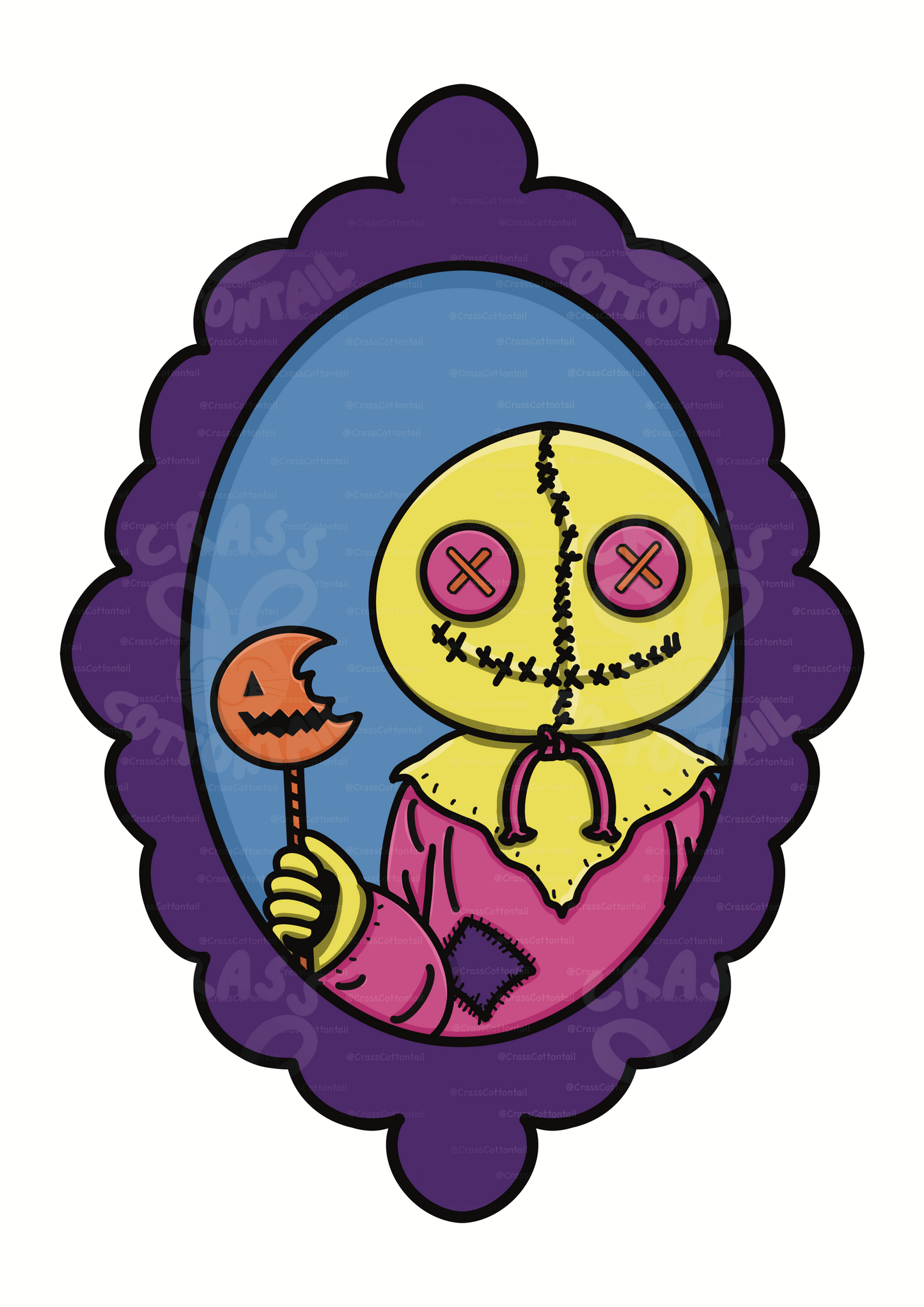 Pop Color Horror Kid 3"x2" Vinyl Sticker