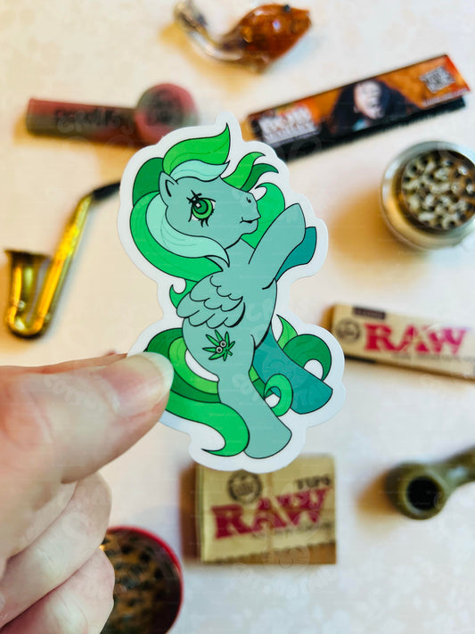 Mary Jane Pothead Pony Vinyl Sticker