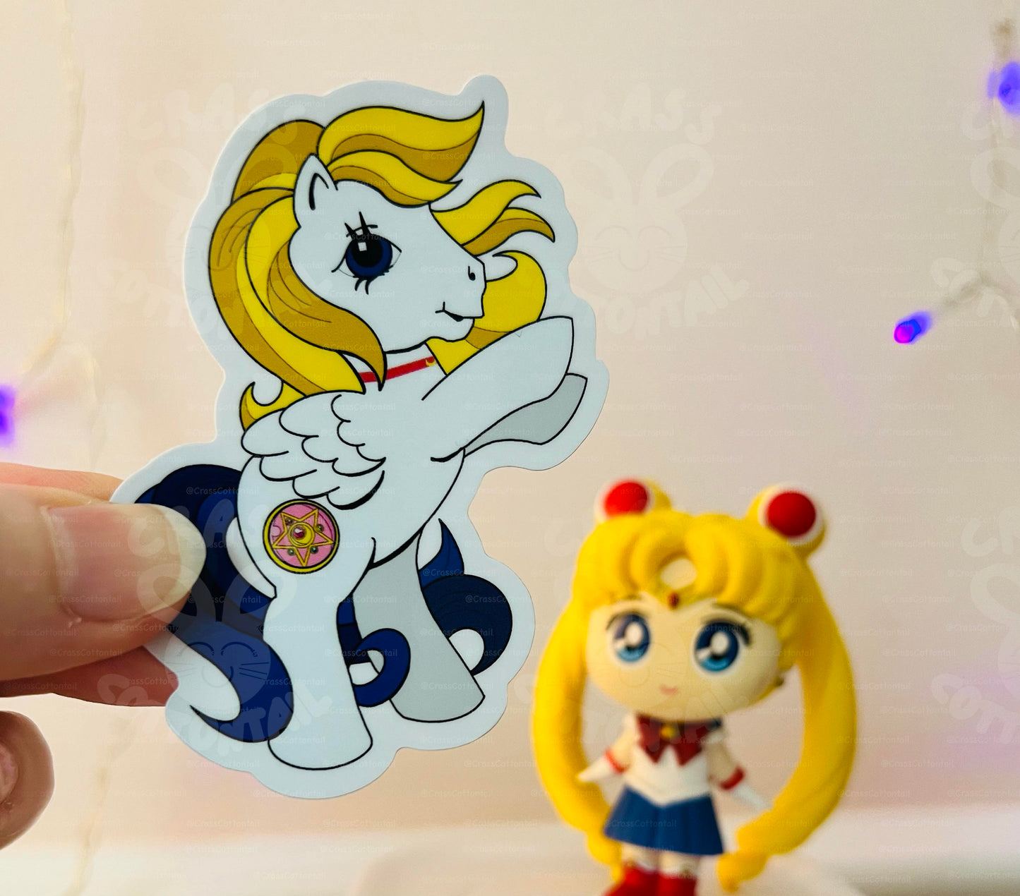 Anime Magical Schoolgirl Hero Pony Vinyl Stickers