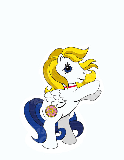 Anime Magical Schoolgirl Hero Pony Vinyl Stickers