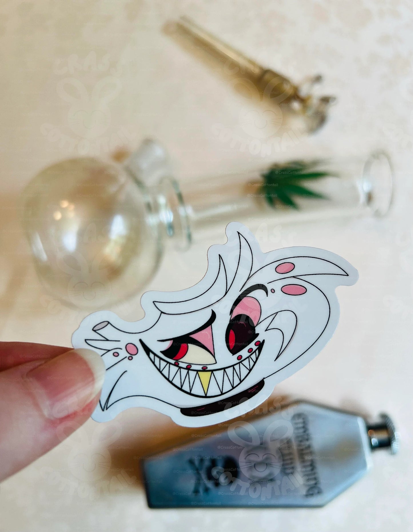 Pop Culture Cartoon Teapot Vinyl Sticker