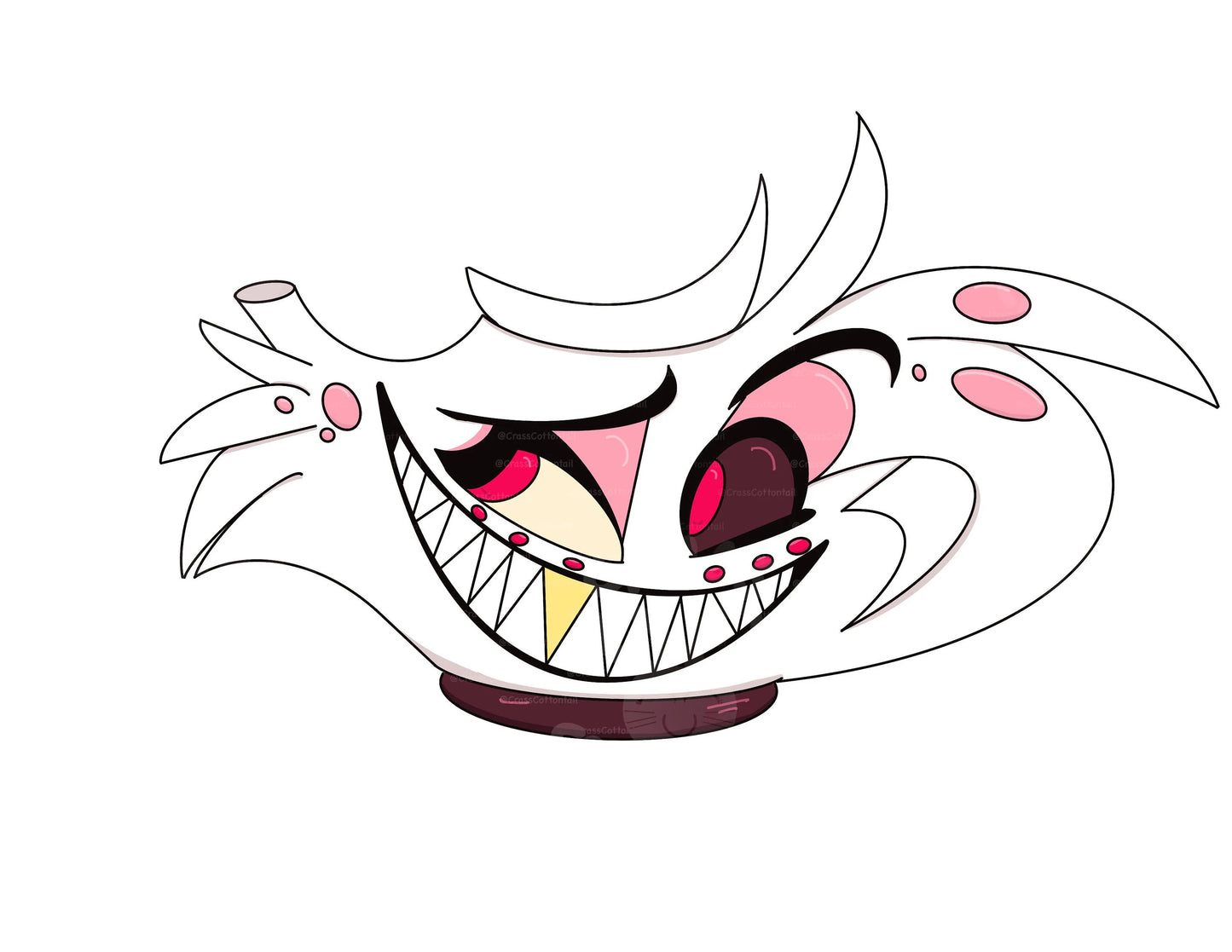Pop Culture Cartoon Teapot Vinyl Sticker